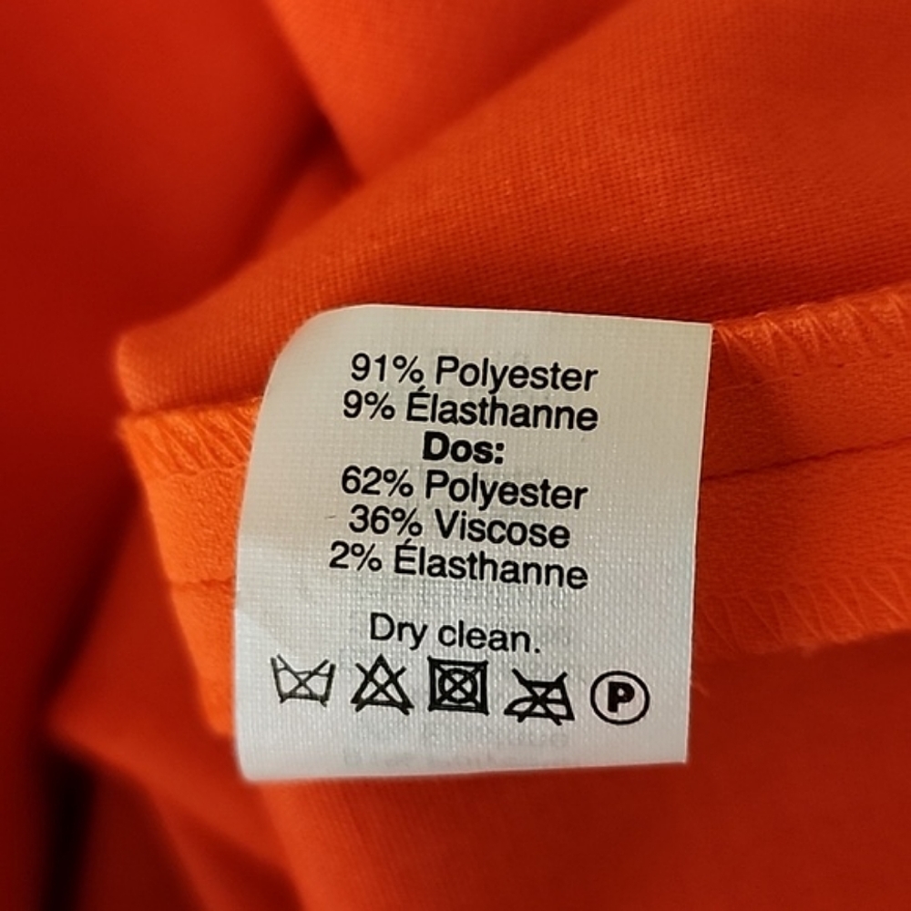 J. Crew Factory Orange Lazer-Cut Shiftdress - Picture 10 of 10
